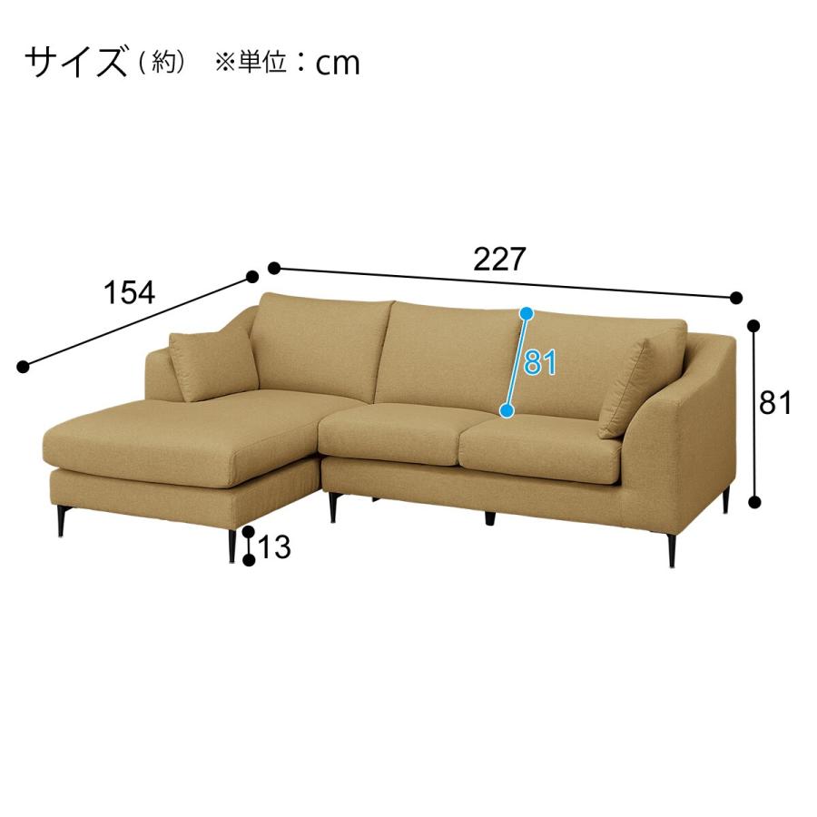 ニトリ 布張りカウチソファヘッドレストセット(Nポケット BS15 ニトリ 布張りカウチソファヘッドレストセット(Nポケット BS15