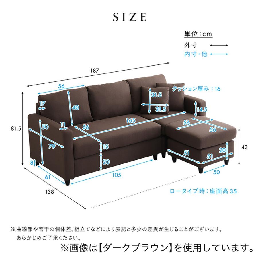 ニトリ カウチソファ (HT 3P BK) ソファー ソファ 3人掛け ニトリ カウチソファ (HT 3P BK) ソファー ソファ 3人掛け