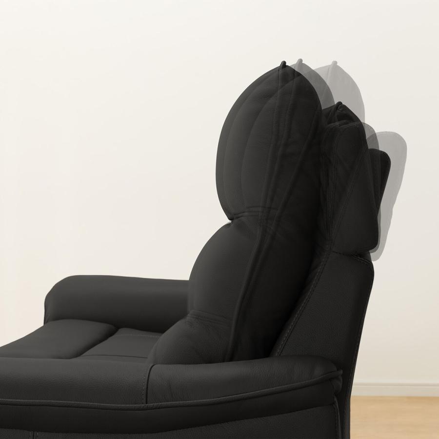 ニトリ 2人掛け電動リクライニングソファ(Nビリーバ3 本革(一部