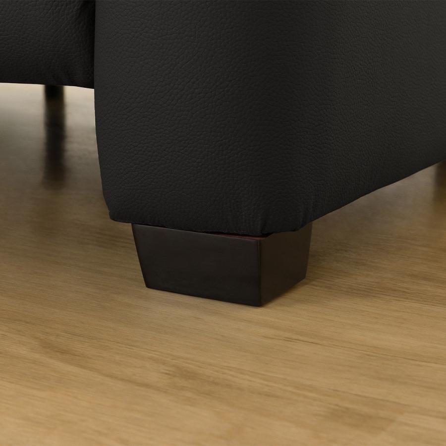 Nビリーバ　本革2 リクライニングソファ 黒 合成皮革 2~3人掛け Nビリーバ 本革2 リクライニングソファ 黒 合成皮革 2~3人掛け