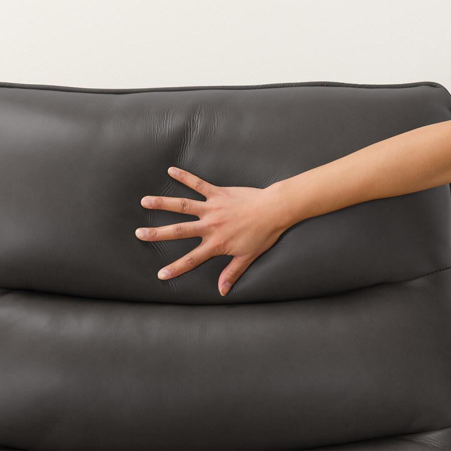 ニトリ（NITORI） 2人掛け電動リクライニングソファ 厚革(一部合成皮革