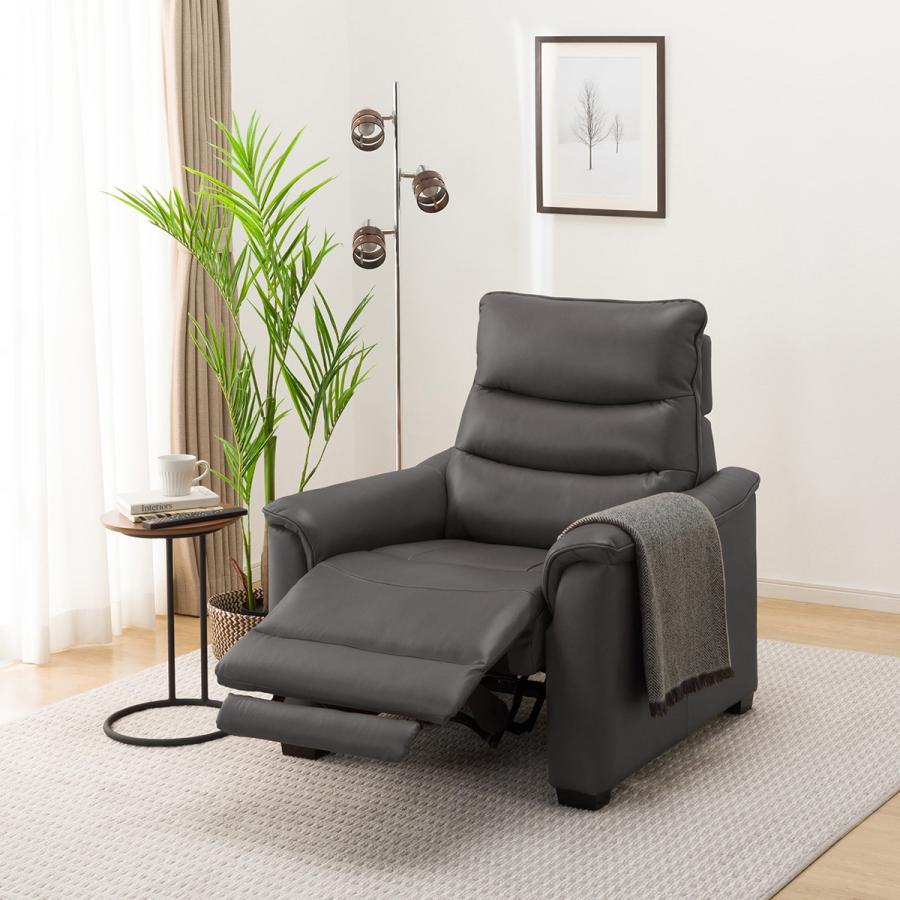 ニトリ（NITORI） 1人用電動リクライニングソファ(Nビリーバ3 厚革