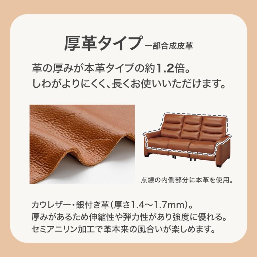ニトリ（NITORI） 1人掛け電動リクライニングソファ 厚革(一部合成皮革