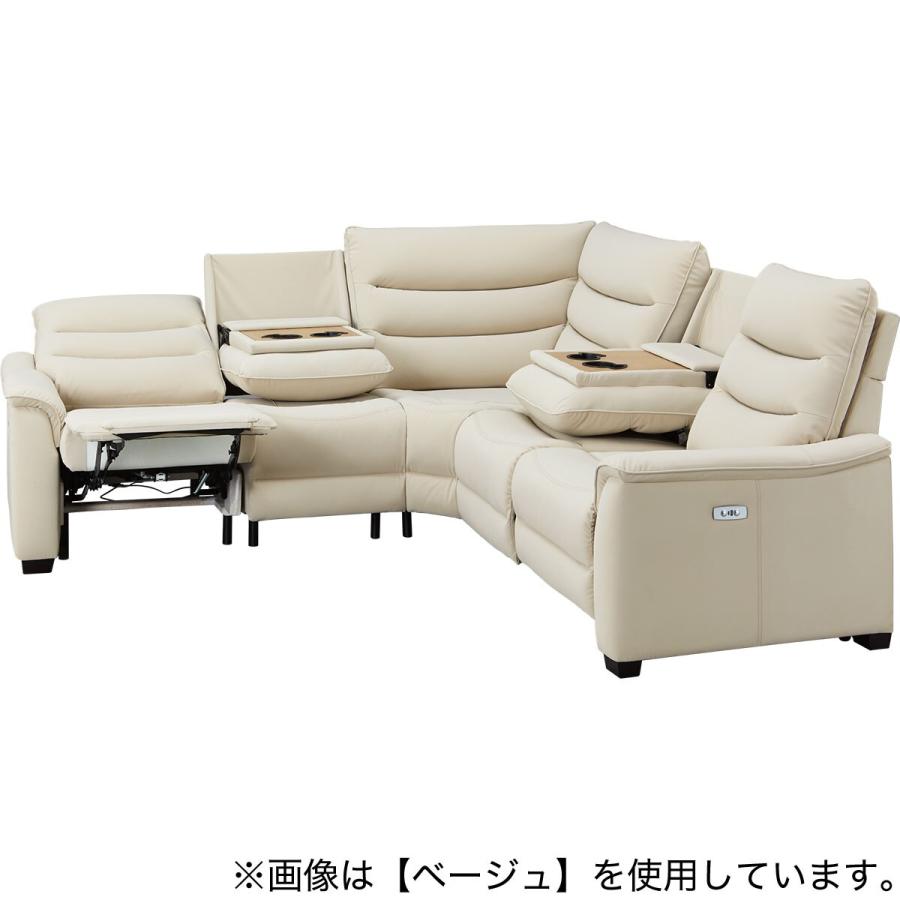 ニトリ（NITORI） 傷・汚れに強い合成皮革 コーナーソファ5点セット