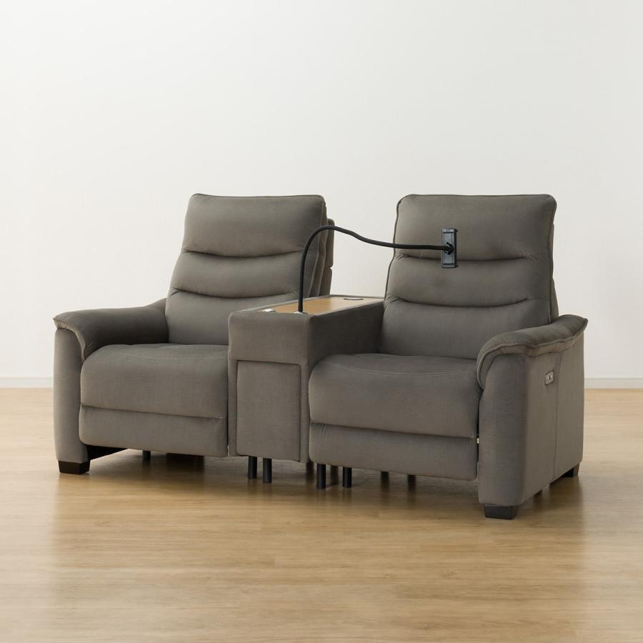NITORIニトリ 3人用電動リクライニングソファ ビリーバー2 ヌノ YL 