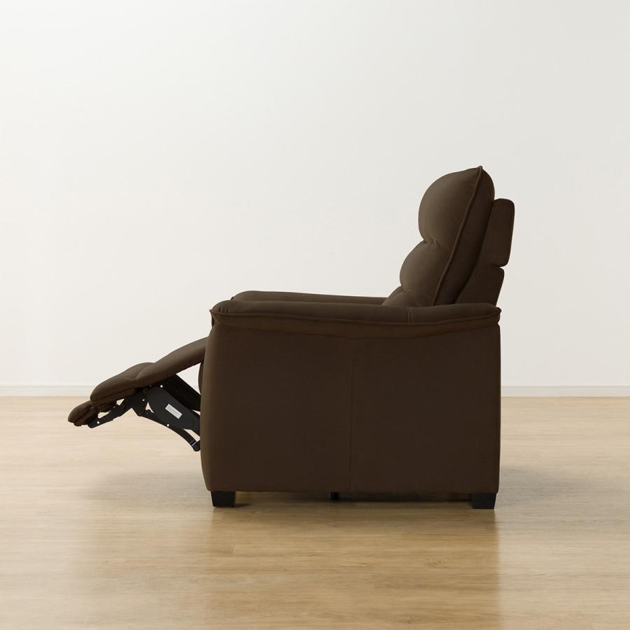 ニトリ（NITORI） 1人用電動リクライニング布張りソファ(Nビリーバ3