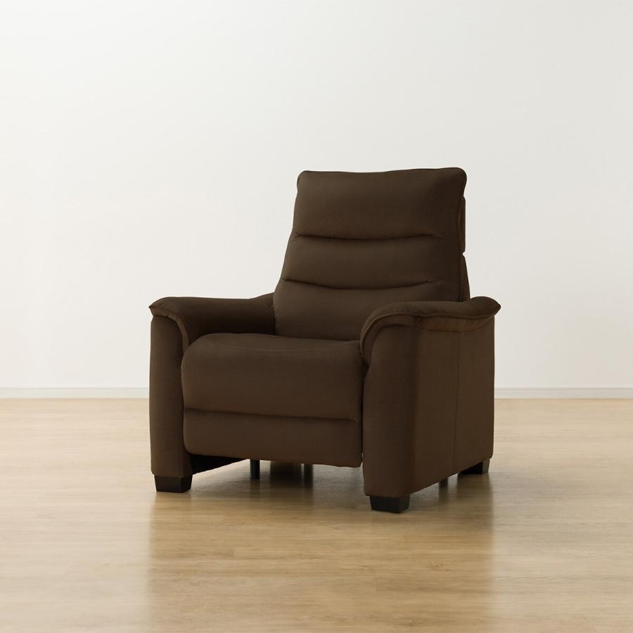 ニトリ（NITORI） 1人用電動リクライニング布張りソファ(Nビリーバ3