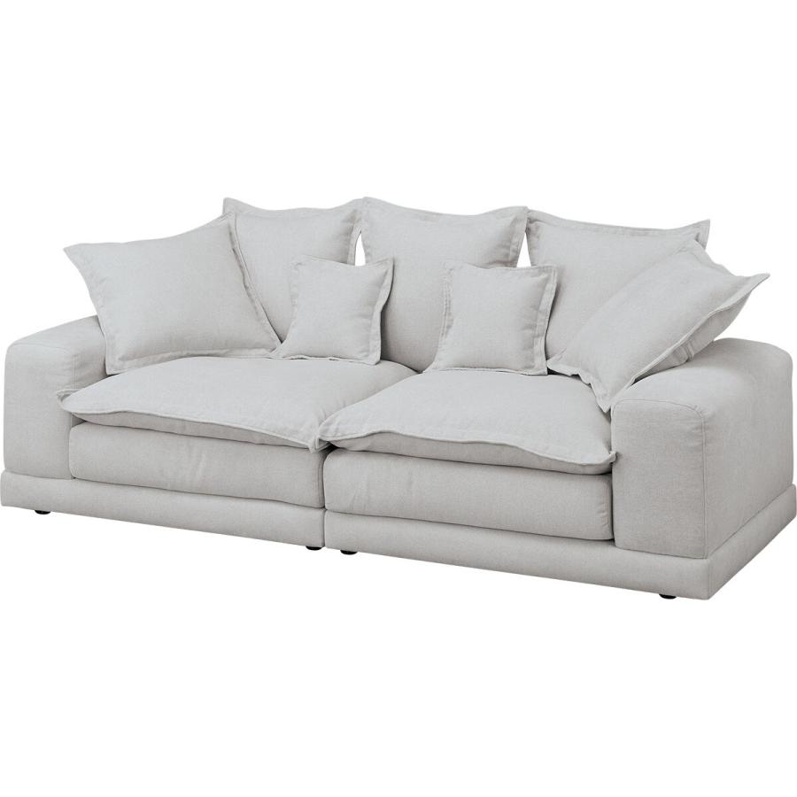 ニトリ（NITORI） 布張り3人掛けソファ(SD10 LGY) : ニトリ Yahoo!店