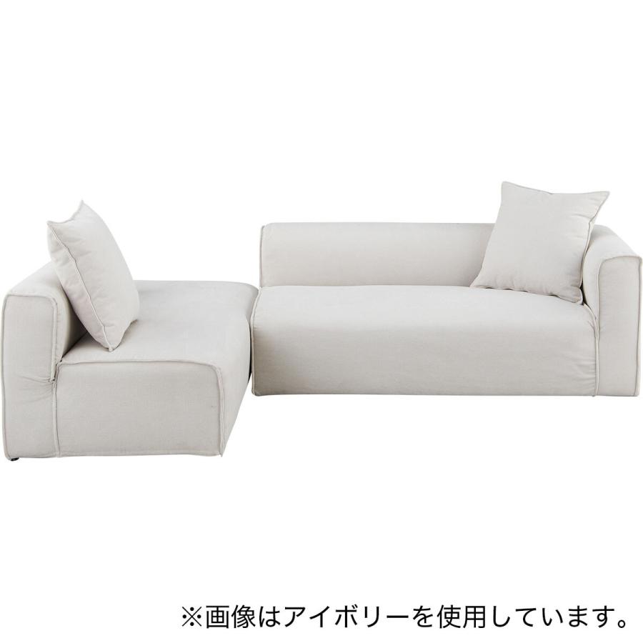 ニトリ（NITORI） 布張りコーナーソファカウチセット(SF01 DBR