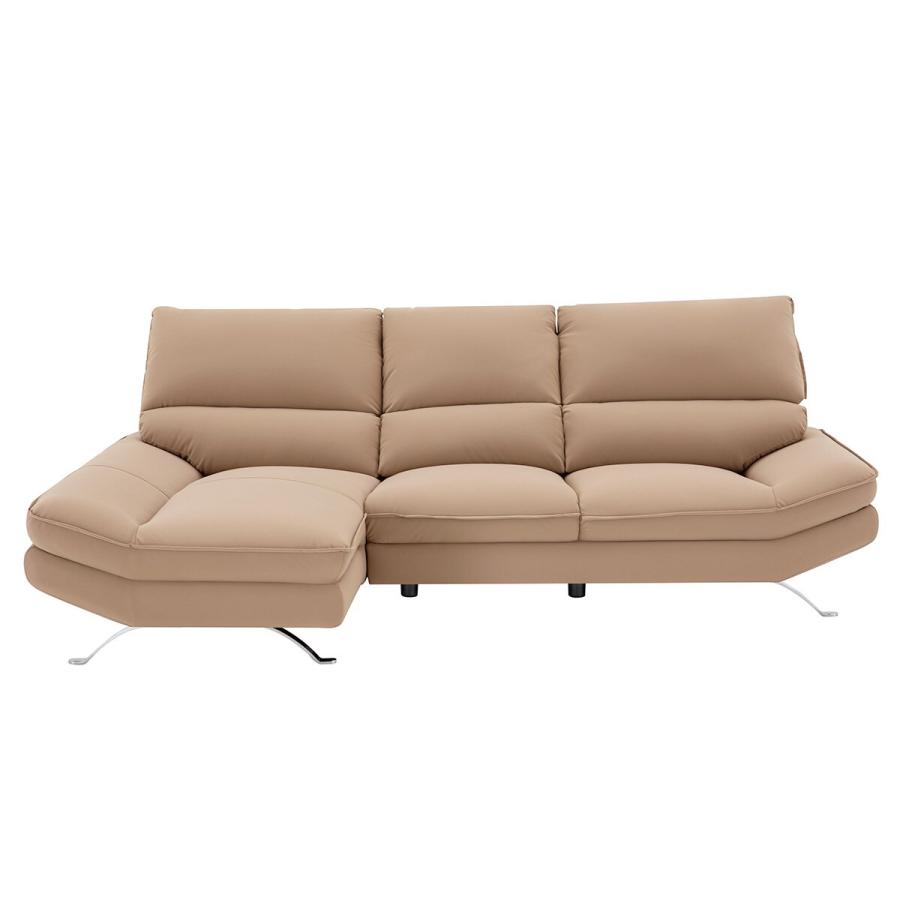 ニトリ 傷・汚れに強い合成皮革カウチソファ(FR03 RC BE