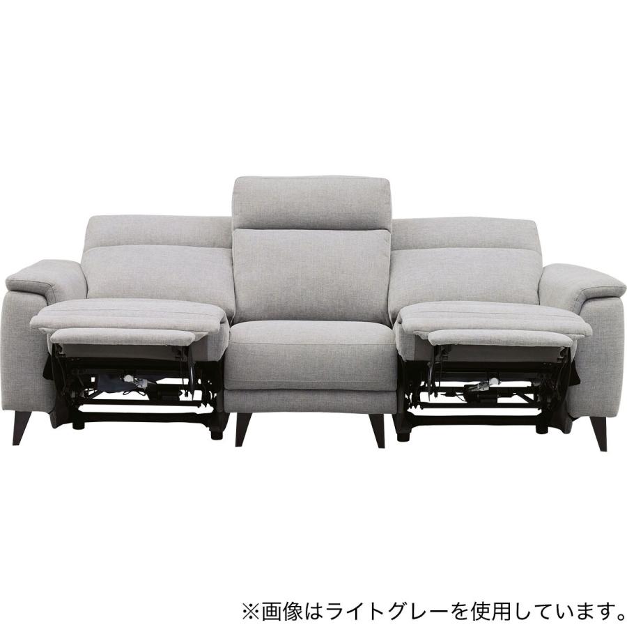 ニトリ（NITORI） 3人掛け 電動リクライニングソファ 布張りタイプ