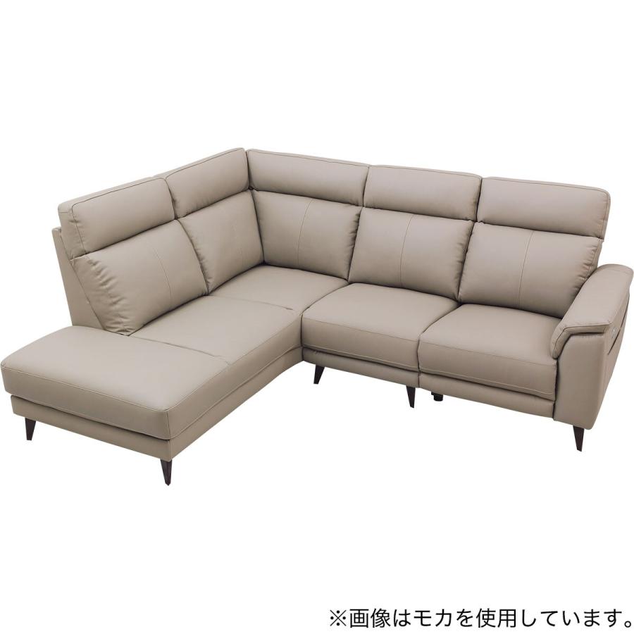 ニトリ（NITORI） コーナー電動リクライニングソファ 本革(一部合成 