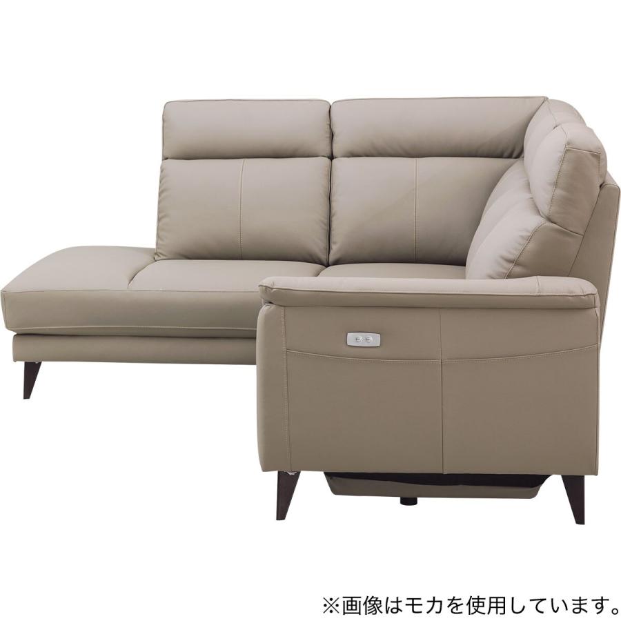 ニトリ（NITORI） コーナー電動リクライニングソファ 本革(一部合成