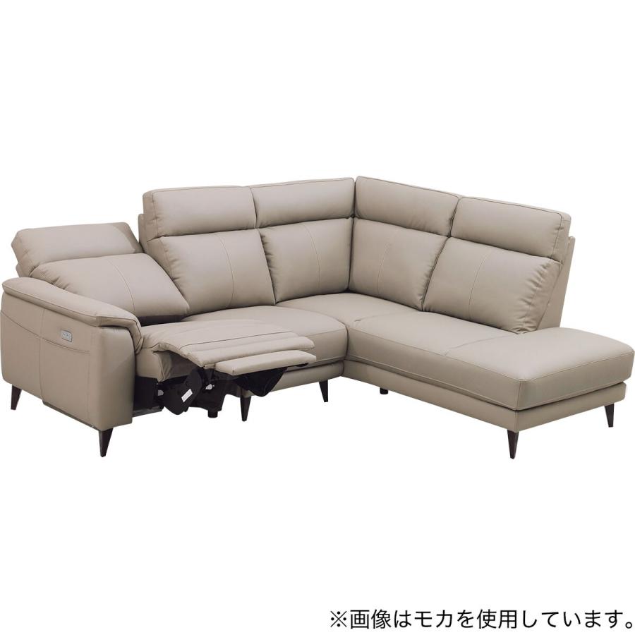 ニトリ（NITORI） コーナー電動リクライニングソファ 本革(一部合成