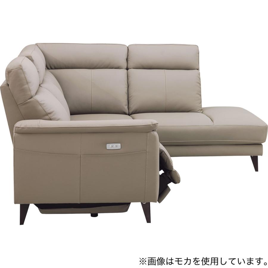 ニトリ（NITORI） コーナー電動リクライニングソファ 本革(一部合成 
