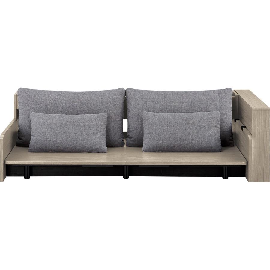 ニトリ　3Way ベッドソファ　フレームのみ　　愛知県名古屋市※引き取り限定 ニトリ 3Way ベッドソファセット＋サイドラック付き(B2 MGY/MBR