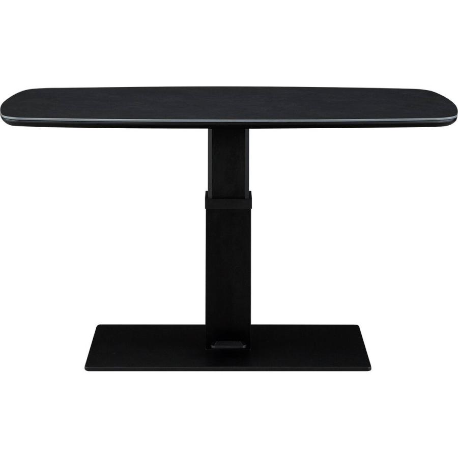 昇降テーブル　ニトリ　120㎝ ニトリ（NITORI） 昇降テーブル 楕円形 (TT02-2 120 BK) : ニトリ
