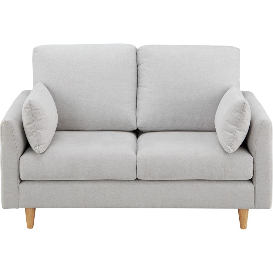 ニトリ キズ・汚れに強い2人掛け布張りソファ＋ヘッドレスト