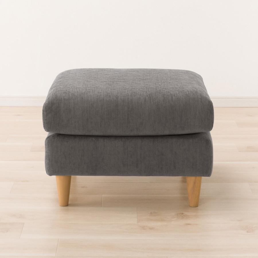 ニトリ（NITORI） キズ・汚れに強い布張りスツール(CS03 Nシールド DGY