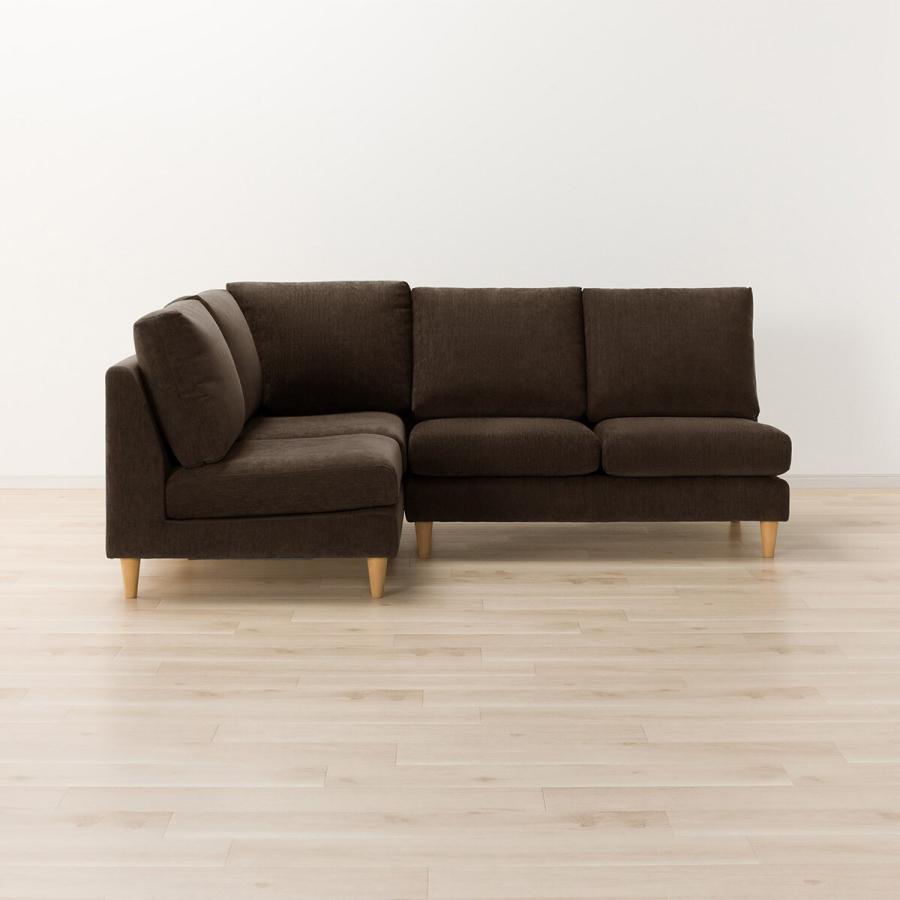 ニトリ（NITORI） キズ・汚れに強い 布張り右コーナーソファ(CS03 N