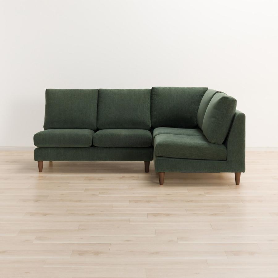 ニトリ（NITORI） 布張り左コーナーソファ(CS03 SD GR/MBR) ニトリ期間