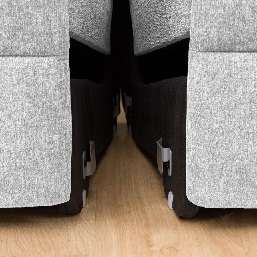 新品　ニトリ3人掛け布張り電動リクライニングソファ(KK6133 LGY) nitori-net_1157850