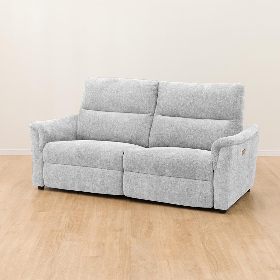 【超美品】ニトリ 3人掛けソファ ニトリ 3人掛け電動布張りリクライニングソファ(KK6133 BE