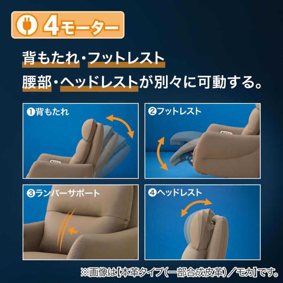 ニトリ（NITORI） 電動リクライニングパーソナルチェア 本革(一部合成