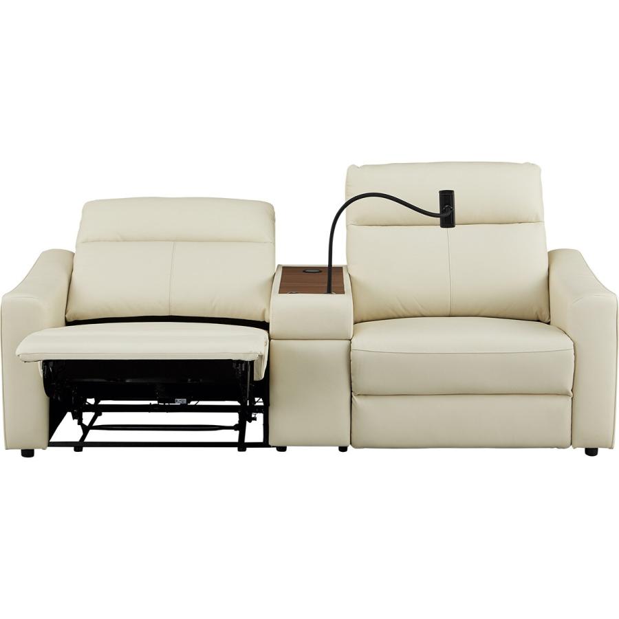 ニトリ　2人掛けワイド電動リクライニングソファ ニトリ 2人掛けワイド電動リクライニングソファ＋ユニット