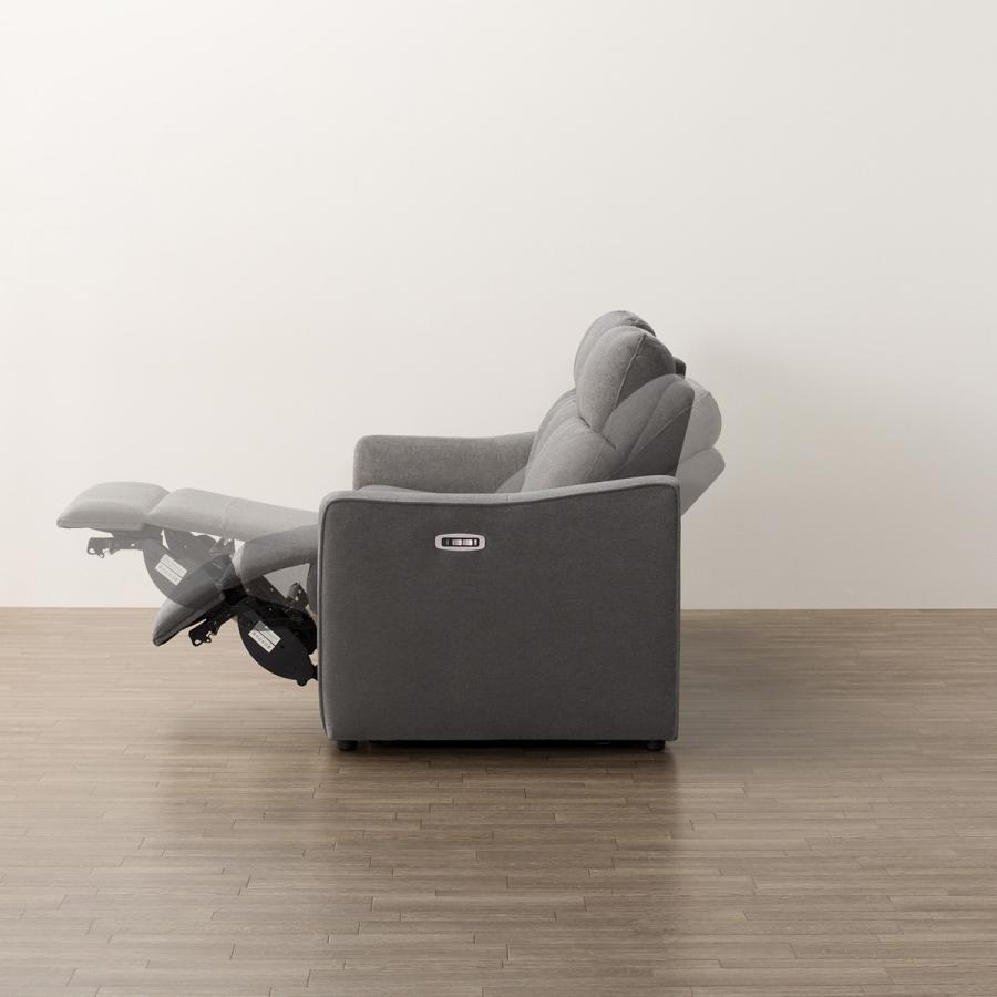 ニトリ（NITORI） 3人掛け布張り電動リクライニングソファ(UM04