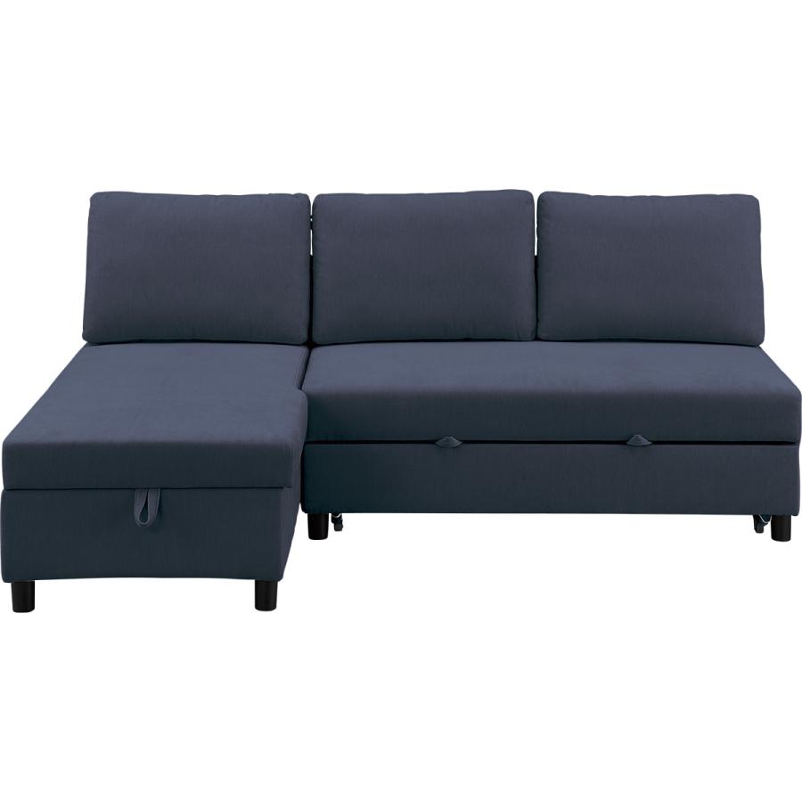 ニトリ（NITORI） 収納付きカウチソファベッド(ノアーク3 右カウチ NV