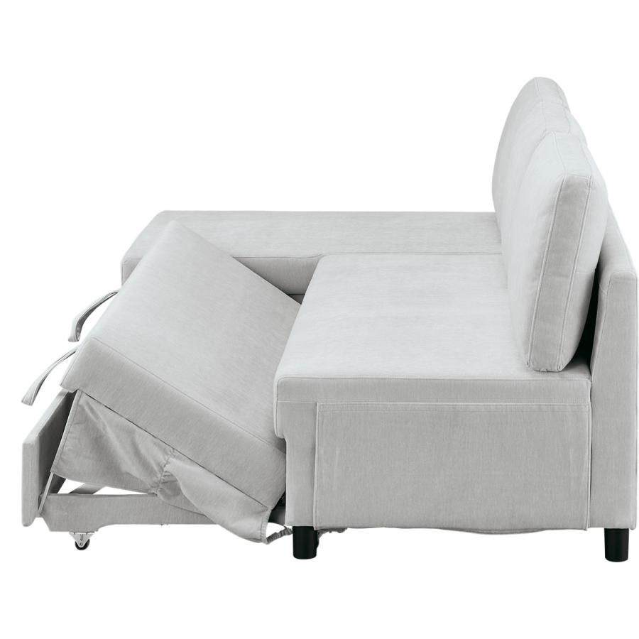 ニトリ（NITORI） 収納付きカウチソファベッド(ノアーク3 右カウチ 撥