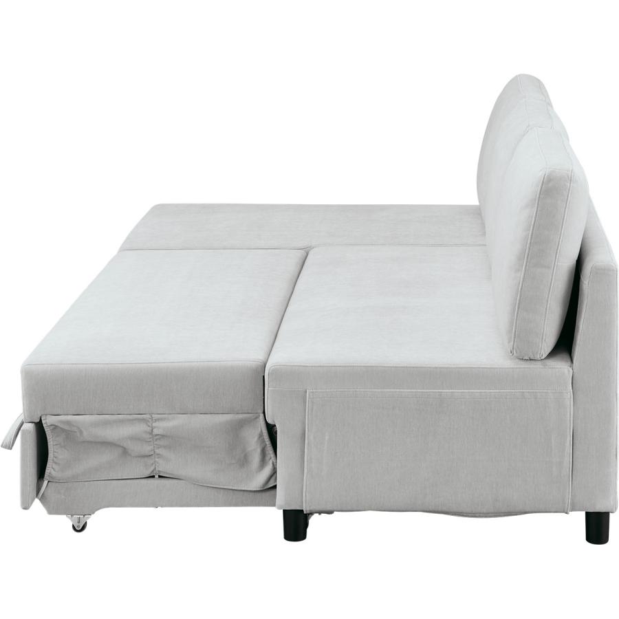 ニトリ（NITORI） 収納付きカウチソファベッド(ノアーク3 右カウチ 撥