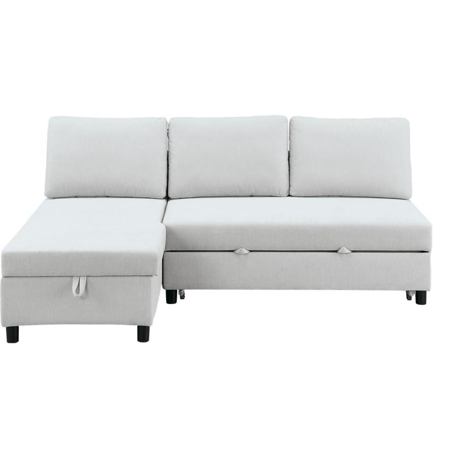 ニトリ（NITORI） 収納付きカウチソファベッド(ノアーク3 右カウチ 撥