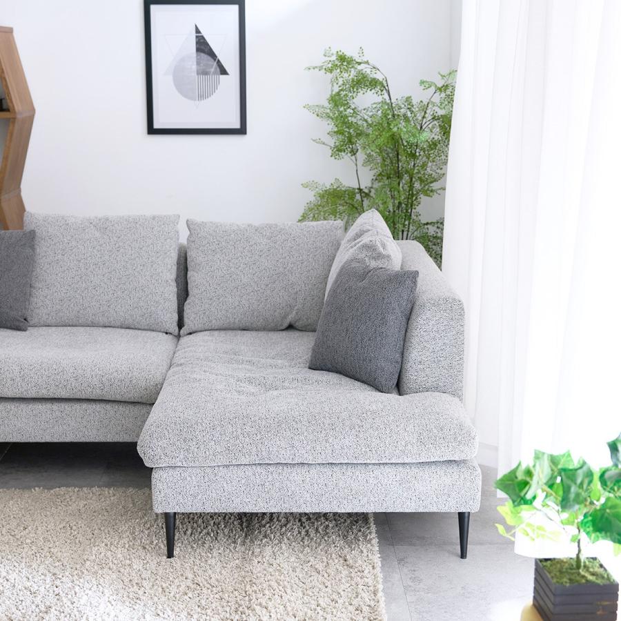 ニトリ（NITORI） カウチソファ左カウチ (FM ライトグレー) ニトリ期間