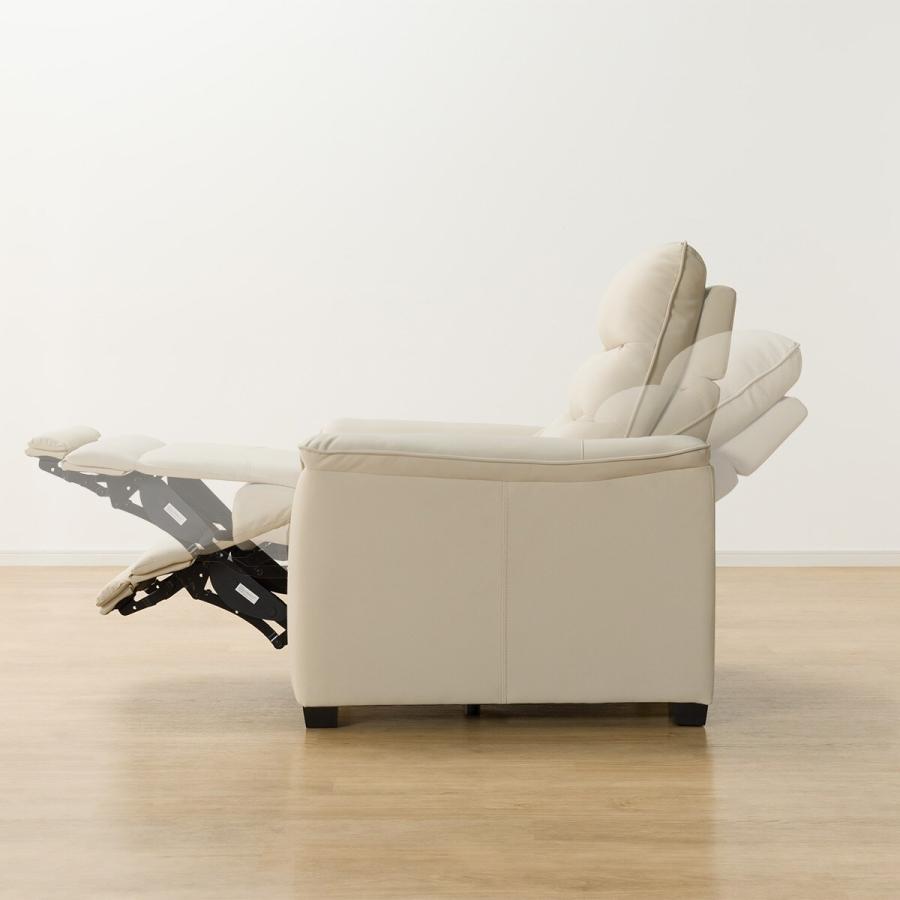 ニトリ（NITORI） 2モーター 傷・汚れに強い合成皮革 1人掛け電動