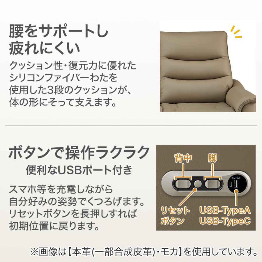 ニトリ（NITORI） 2モーター 2人掛け電動リクライニングソファ 収納