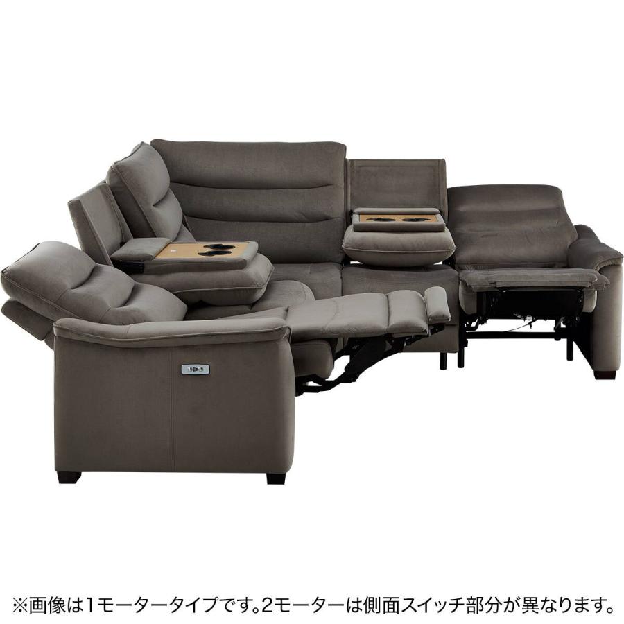 ニトリ（NITORI） 【2モーター】電動リクライニングコーナーソファ5点