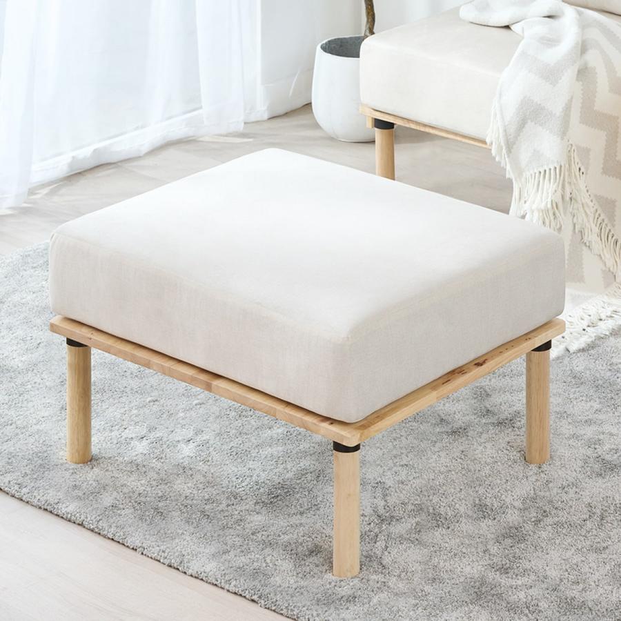 ニトリ（NITORI） 【NATURAL SIGNATURE】天然木 2Pソファ・オットマン