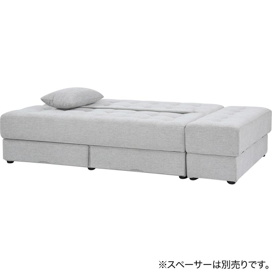 ニトリ（NITORI） 収納付きソファベッドセット 布張りタイプ((DJ14 