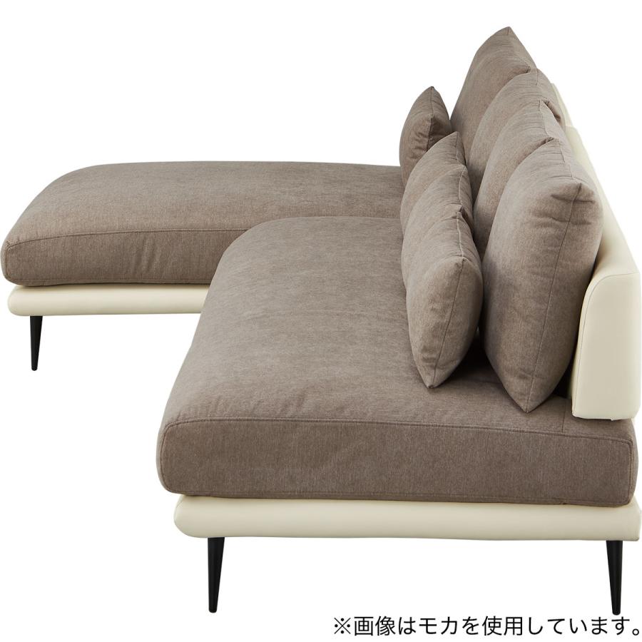 【残り1週間最終価格】ニトリ カウチソファ 布張り(2KD GY)＋ オットマン ニトリ（NITORI） ワイドカウチソファセット 布張りタイプ(SV05 GY