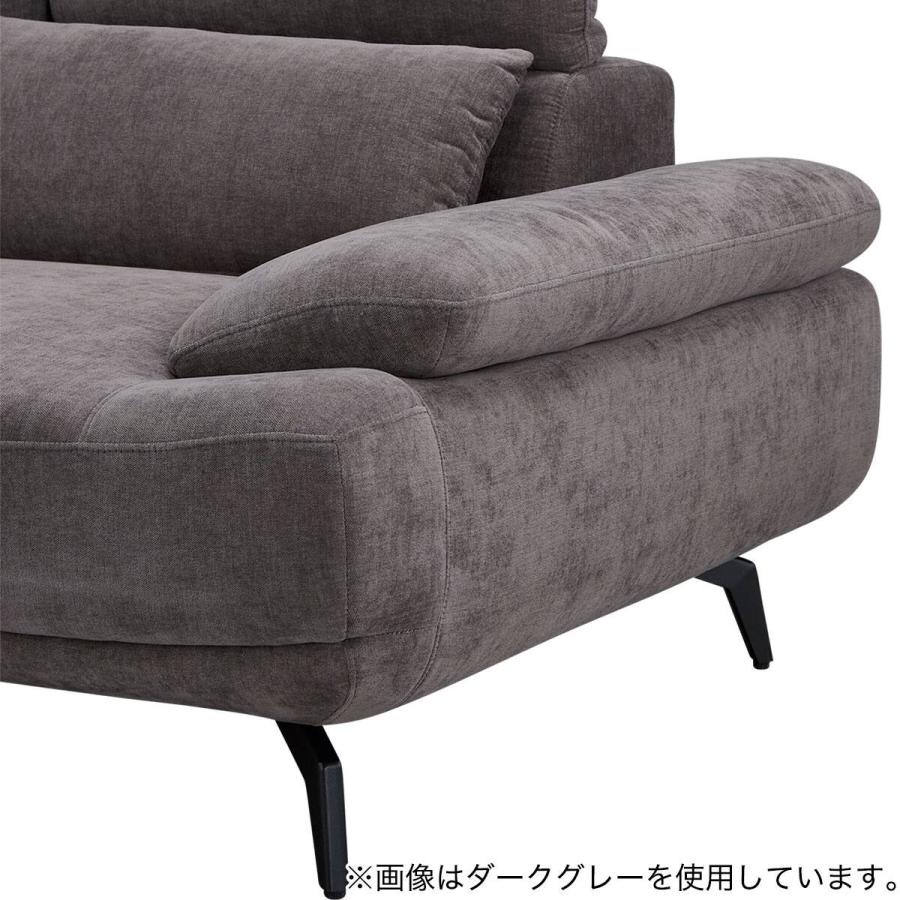 ニトリ（NITORI） L型カウチソファ 布張りタイプ(SV06 RC LGY