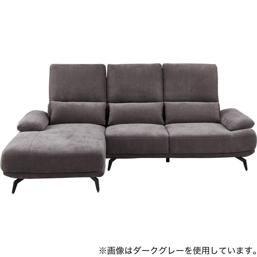 ニトリ（NITORI） L型カウチソファ 布張りタイプ(SV06 RC LGY