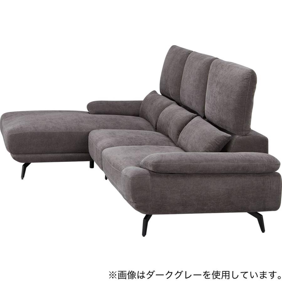 ニトリ（NITORI） L型カウチソファ 布張りタイプ(SV06 RC LGY
