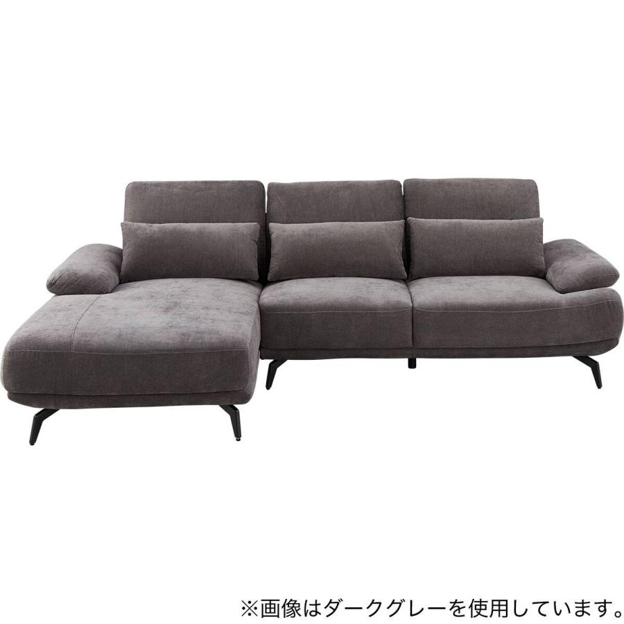 ニトリ（NITORI） L型カウチソファ 布張りタイプ(SV06 RC LGY