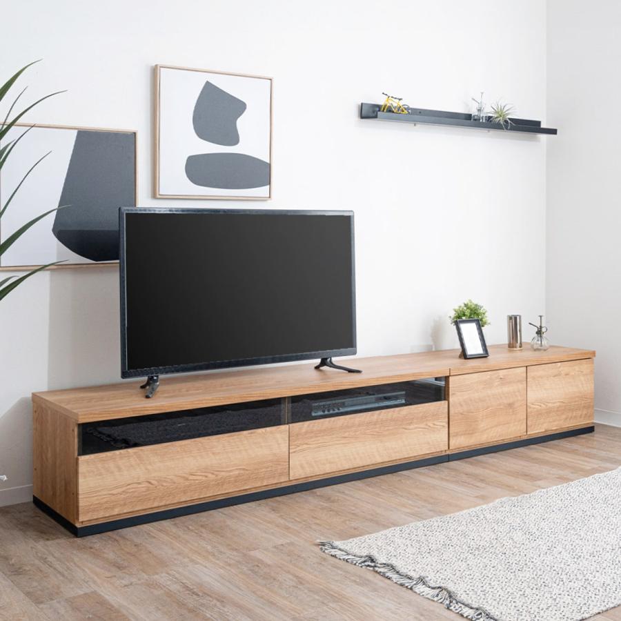 ニトリ 分割しても使えるローボードセット 幅240cm(150+90 NA ニトリ 分割しても使えるローボードセット 幅240cm(150+90 NA