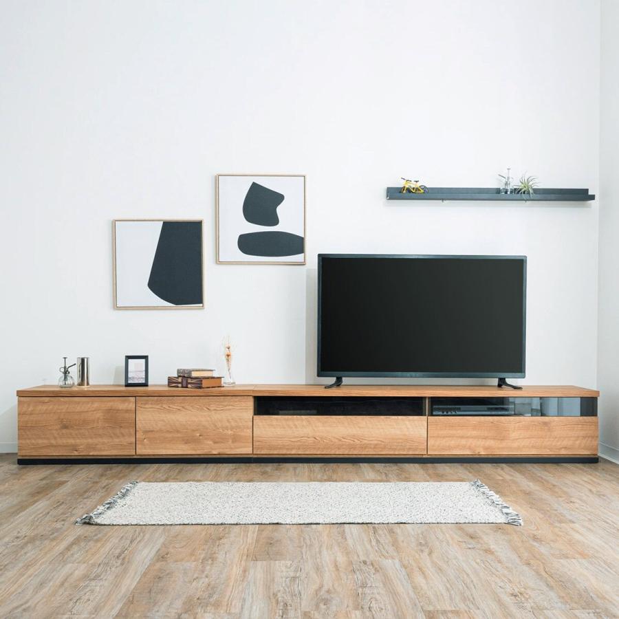 ニトリ 分割しても使えるローボードセット 幅299cm(180+119 NA ニトリ 分割しても使えるローボードセット 幅299cm(180+119 NA