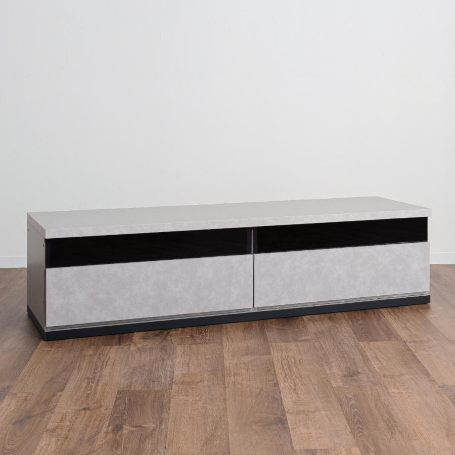 ニトリ 幅広ローボード 幅240cm（150＋90セット GY） テレビ台