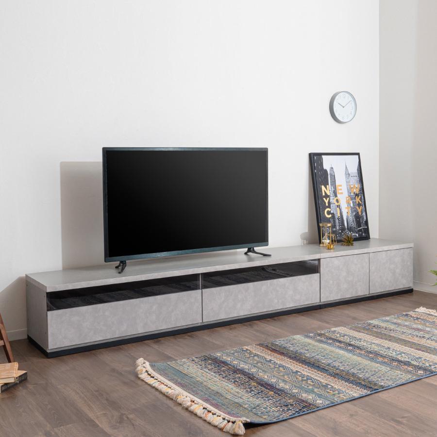 ニトリ 幅広ローボード 幅270cm(180+90セット GY) テレビ台 ニトリ 幅広ローボード 幅270cm(180+90セット GY) テレビ台