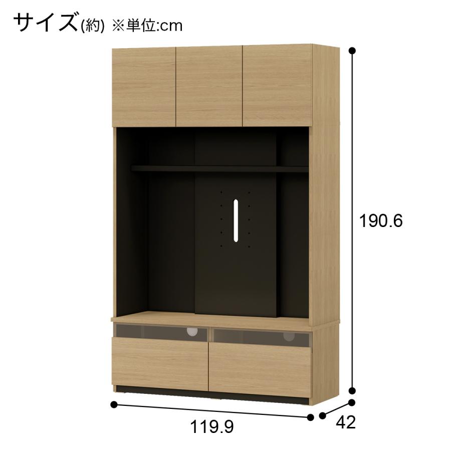 ニトリ（NITORI） ハイテレビボード(UF01 120 LBR) : ニトリ Yahoo!店